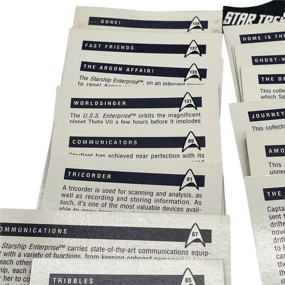 1991 Star Trek Cards - Picture 14 of 15